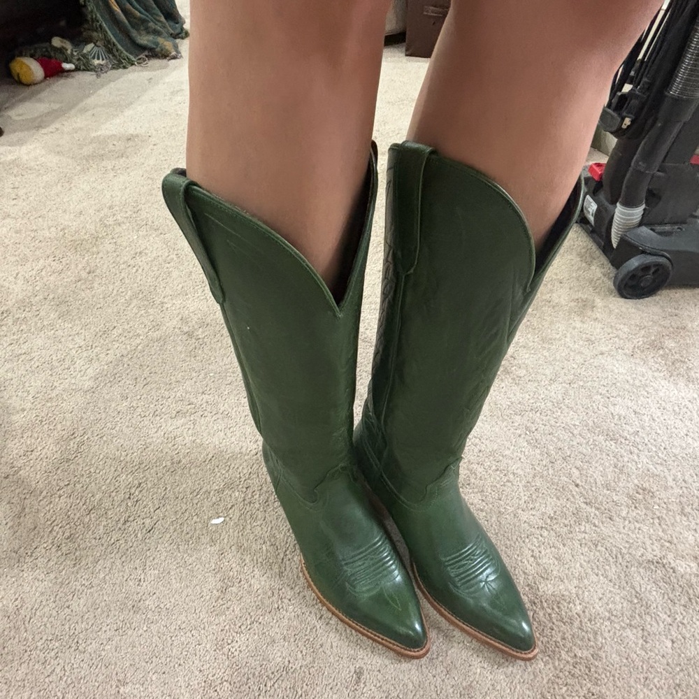 Black Star Hunter Green Boot Size 8 - Picture 10 of 11